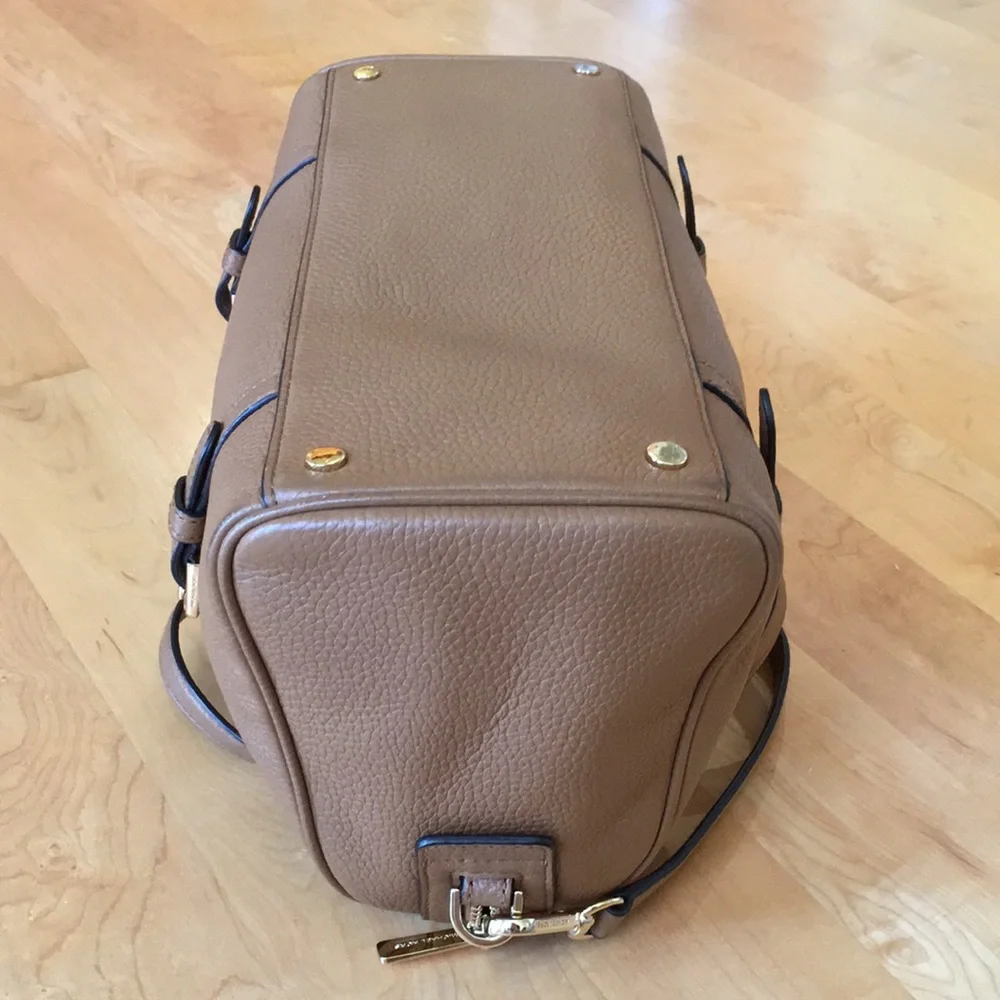 MICHAEL MICHAEL KORS Bedford Legacy Pebbled Leather Duffle Satchel